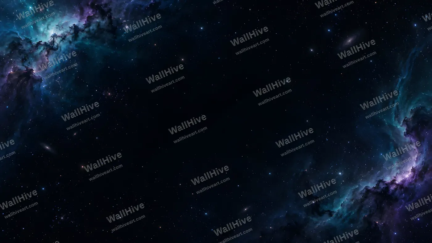 Deep Space Nebula Copy Space Background