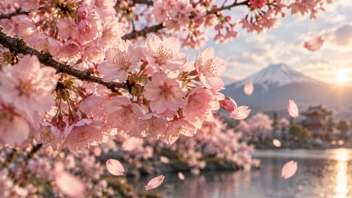 Cinematic Sakura Bloom – Cherry Blossom Nature Wallpaper wallpaper