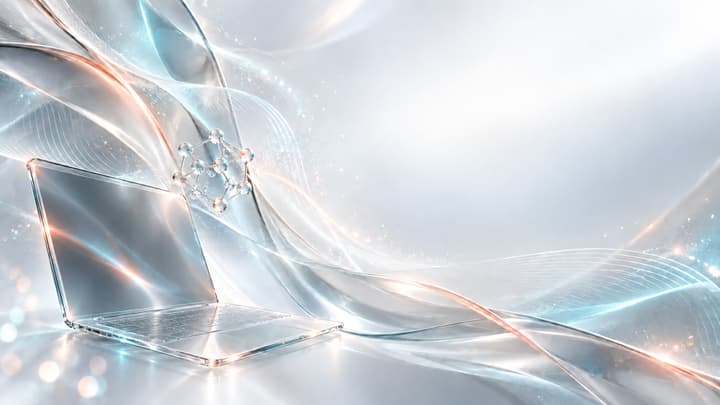 Glass Laptop Nanotechnology 4K Wallpaper wallpaper